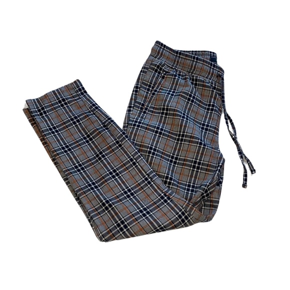 Forever 21 Blue and Brown Joggers with Elastic Waistband - Picture 1 of 7
